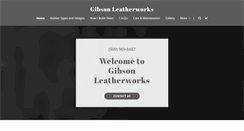 Desktop Screenshot of gibsonleatherworks.com